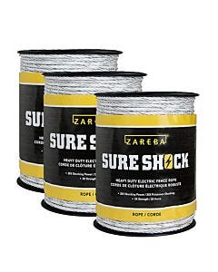 Zareba® Heavy-Duty Sure Shock Polyrope - 3 Pack