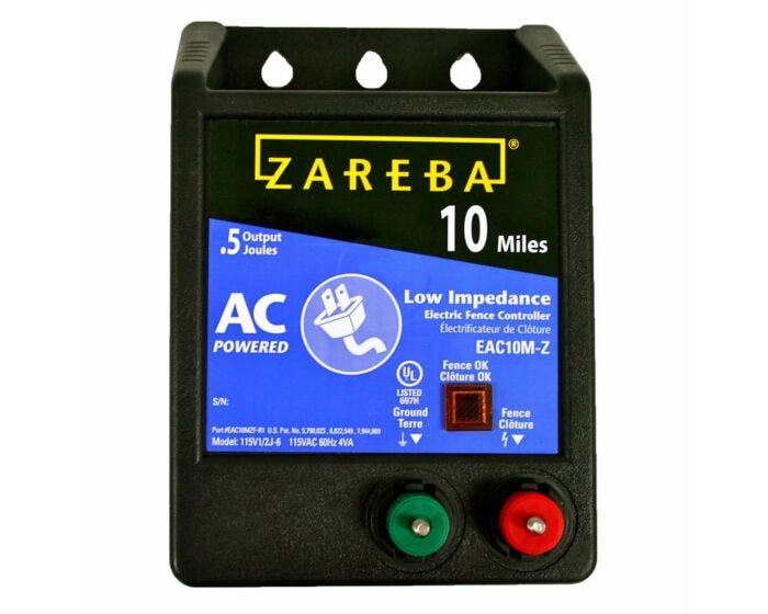 Zareba® 10 Mile AC Powered Low Impedance Charger