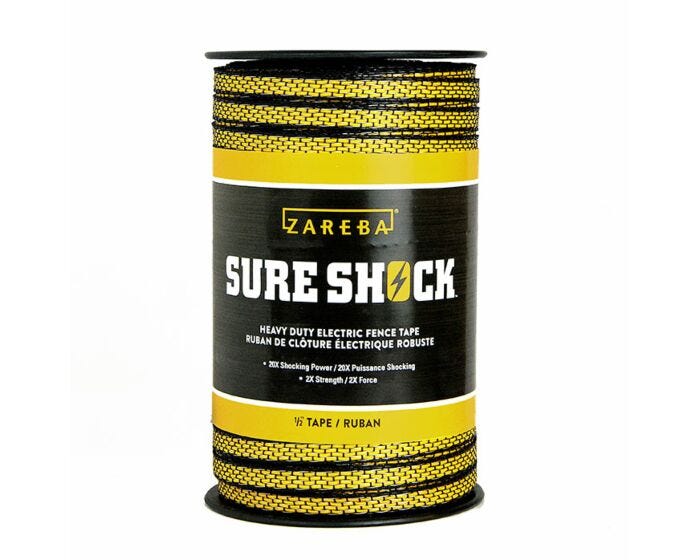  Zareba® Heavy-Duty Sure Shock 1/2 Inch Polytape