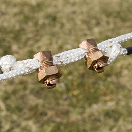 Its easy to connect sections of ElectroBraid