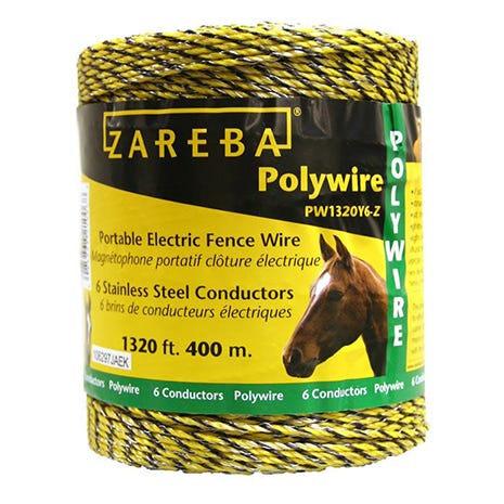 Zareba® Yellow 6 Conductor Polywire