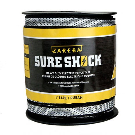 Zareba® 1 inch heavy-duty sure shock™ polytape
