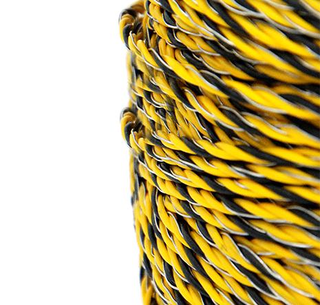 Baygard Wire Yellow/Black 1312 ft