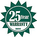 25 year Warranty Sticker With Braid